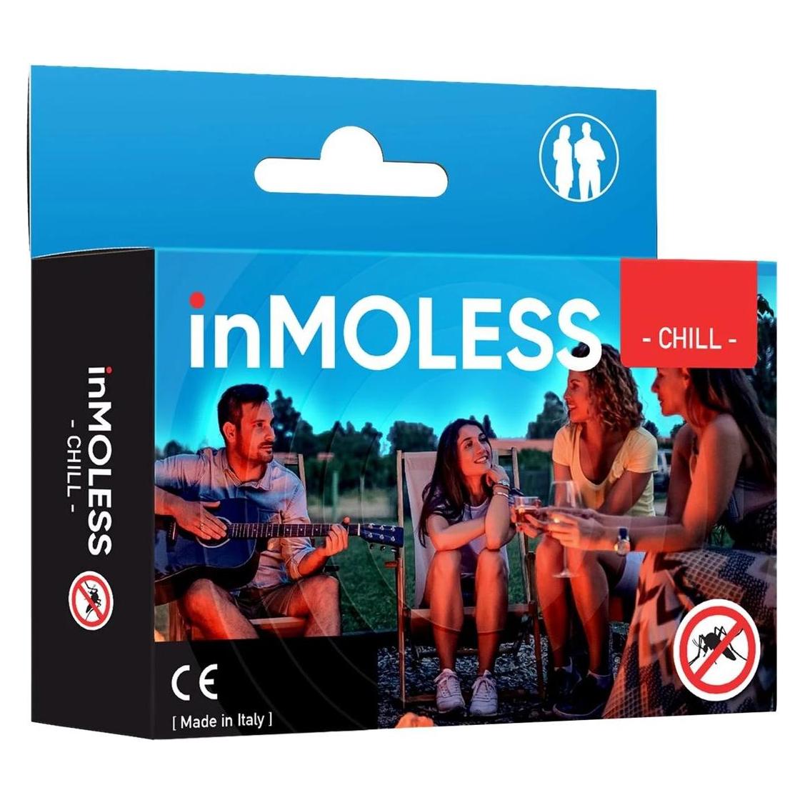 Off-Tick inMOLESS Chill Przenośny ultradźwiękowy odstraszacz na komary - biały (IN-CH-WI)