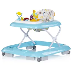 Chipolino Lauflernhilfe Baby Steps Musik Spielpanel Räder Stopper klappbar Licht blau
