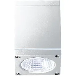 Zafferano Sole Square LED-Deckenleuchte für den Innen- und Außenbereich aus mattweißem Aluminium, 6 W, Schutzart IP54, modernes, kompaktes und robustes Design