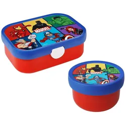 Mepal Campus Obst- und Bentobox Avengers, Lunchbox, Mehrfarbig