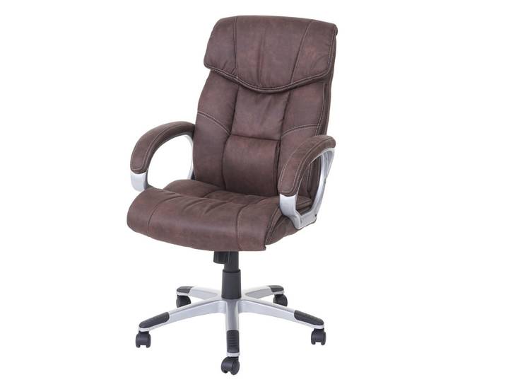 Jamb Bürostuhl Dunkelbraun, Textil, 73x120x78 cm, Büromöbel, Bürostühle, Drehstuhl