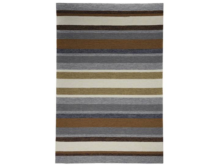 Gino Falcone Outdoorteppich Rosetta 120x180 cm, Braun, Gestreift, Rechteckig, 120x180 cm, Teppiche und Böden, Teppiche, Outdoorteppiche