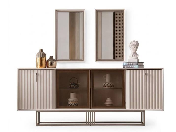 JVmoebel Sideboard Sideboard Beige Modern Stil Anrichte Elegant Zeitlos Esszimmer (1 St., 1-tlg)