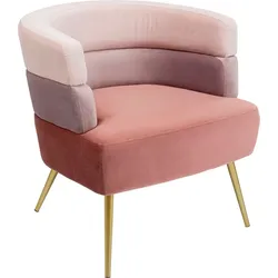 KARE DESIGN Sessel Sandwich 84780 Stoff Rosa Rose