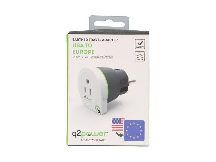 Reiseadapter USA to Europe