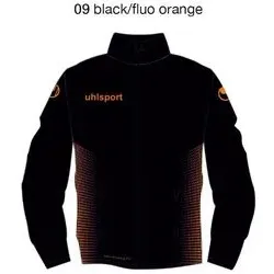 uhlsport Score Regenjacke Schwarz/Fluo Orange XXL