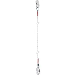 3M PROTECTA Halteseil, Länge: 2 m, Kernmantelseil 10,5 mm, 2 Karabiner AJ565 Öffnungsweite 17 mm, 2,0 m
