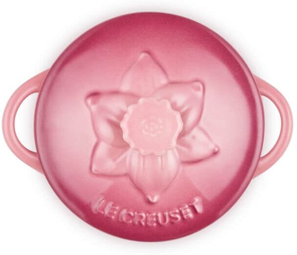 Le Creuset La Jardin Daffodil Stoneware Petite Round Casserole - Rose Quartz