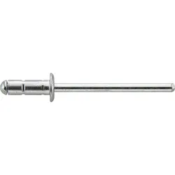 GESIPA Mehrbereich-Blindniet Polygrip 3,2x9,5mm Alu/Stahl Flachrundkopf