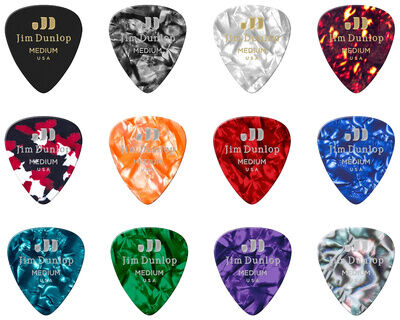 Dunlop Celluloid Medium Variety Pack