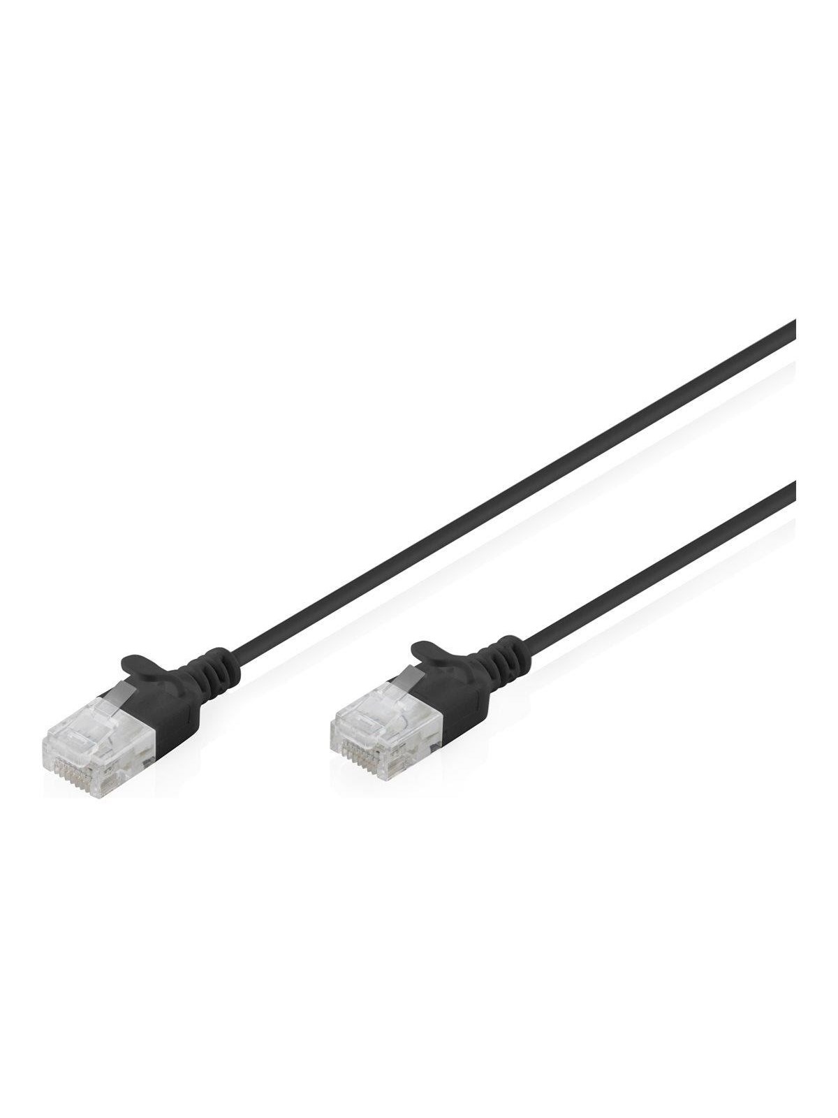 DIGITUS patch cable - black - Schwarz