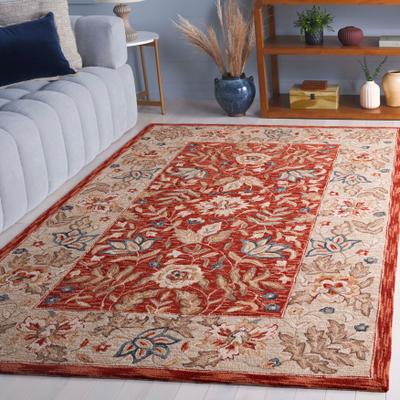 SAFAVIEH Handmade Chelsea Kaila French Country Wool Rug