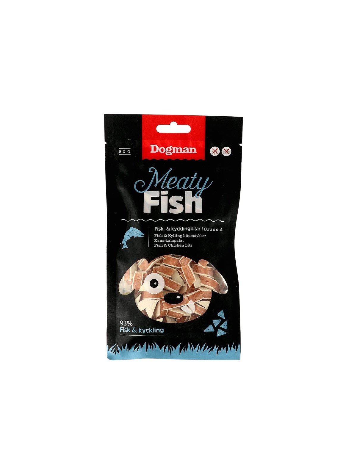 Dogman Fish and chicken bits