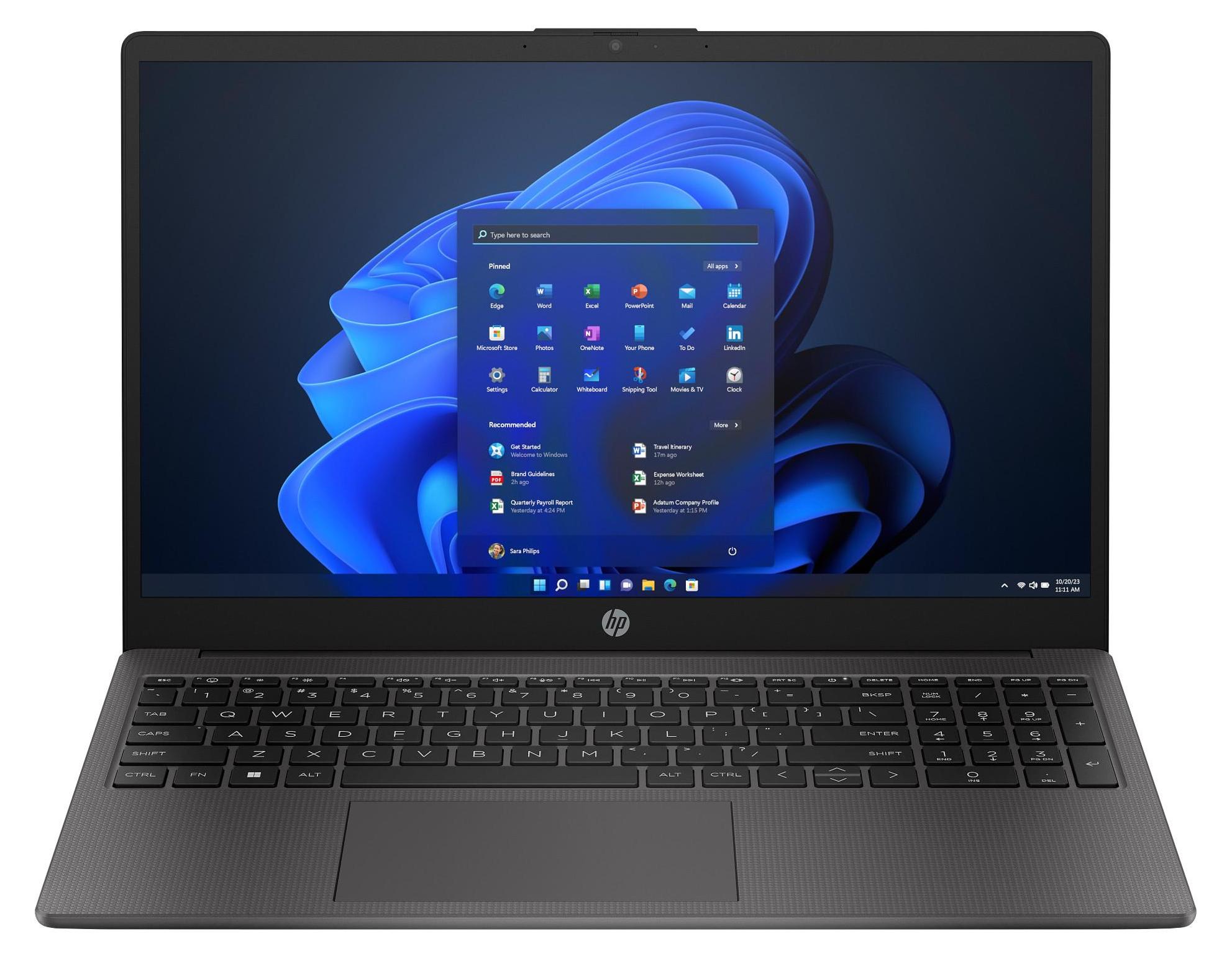 HP 250 G10, Intel Core i3, 39,6 cm (15.6"), 1920 x 1080 Pixel, 8 GB, 512 GB, FreeDOS