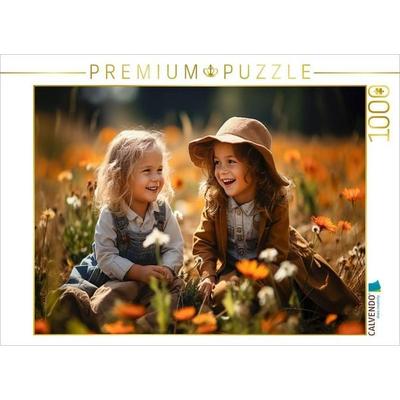 CALVENDO Puzzle Kinder Lachen | 1000 Teile Lege-Größe 64x48cm Foto-Puzzle für glückliche Stunden