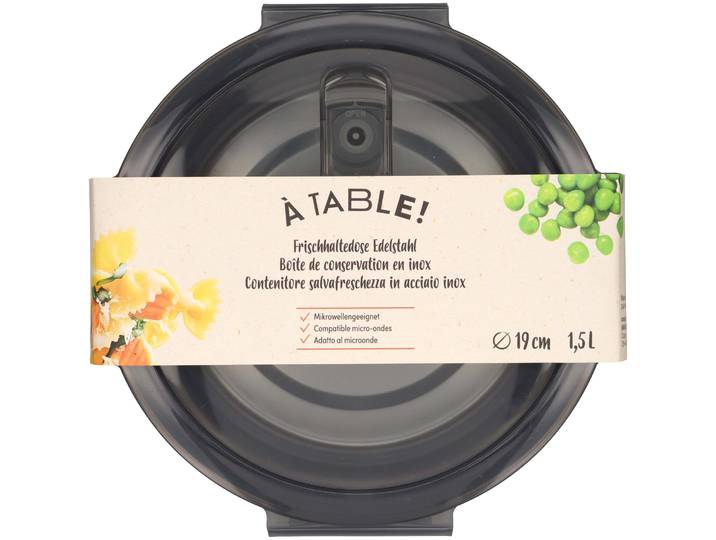 À Table! Frischhaltedose Edel. rund 1.5l
