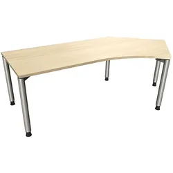fm Büromöbel Winkelschreibtisch »Fastline« rechts königsahorn, 220x82x80 cm