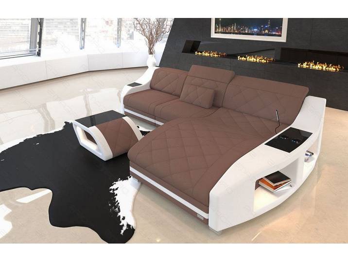 Couch Swing L-Form in Stoff