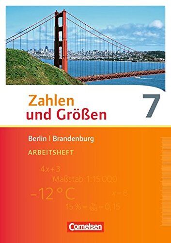 Udo Wennekers - Zahlen und Größen - Berlin und Brandenburg: 7. Schuljahr - Arbeitsheft - Preis vom 09.10.2026 07:28:09 h