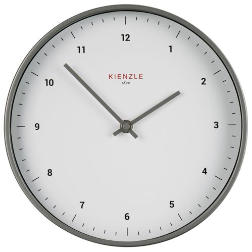 KIENZLE DCF Funk-Wanduhr Classic weiß, 25 cm