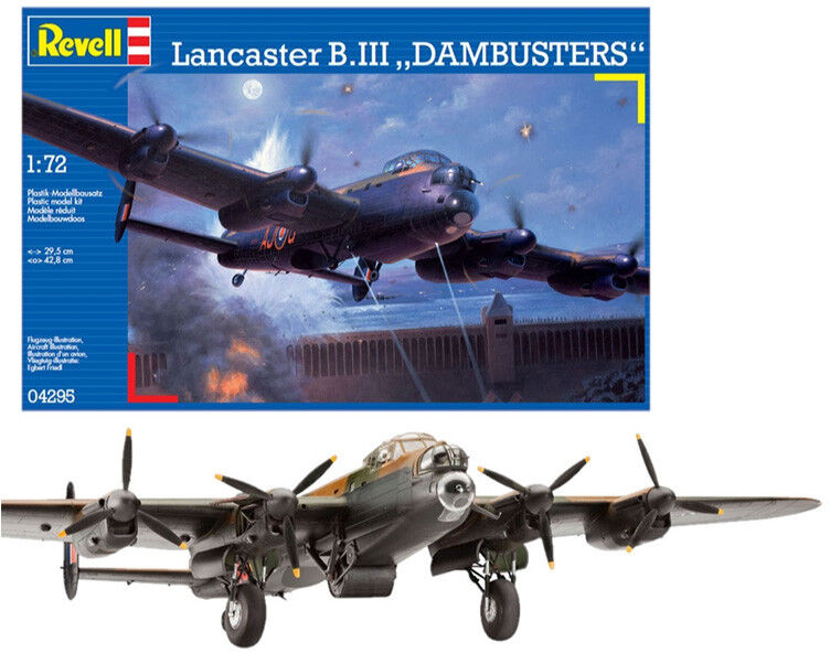 Maquette Avion Avro Lancaster Mk.I/III Dambusters Echelle 1:72 Level 5 - Revell