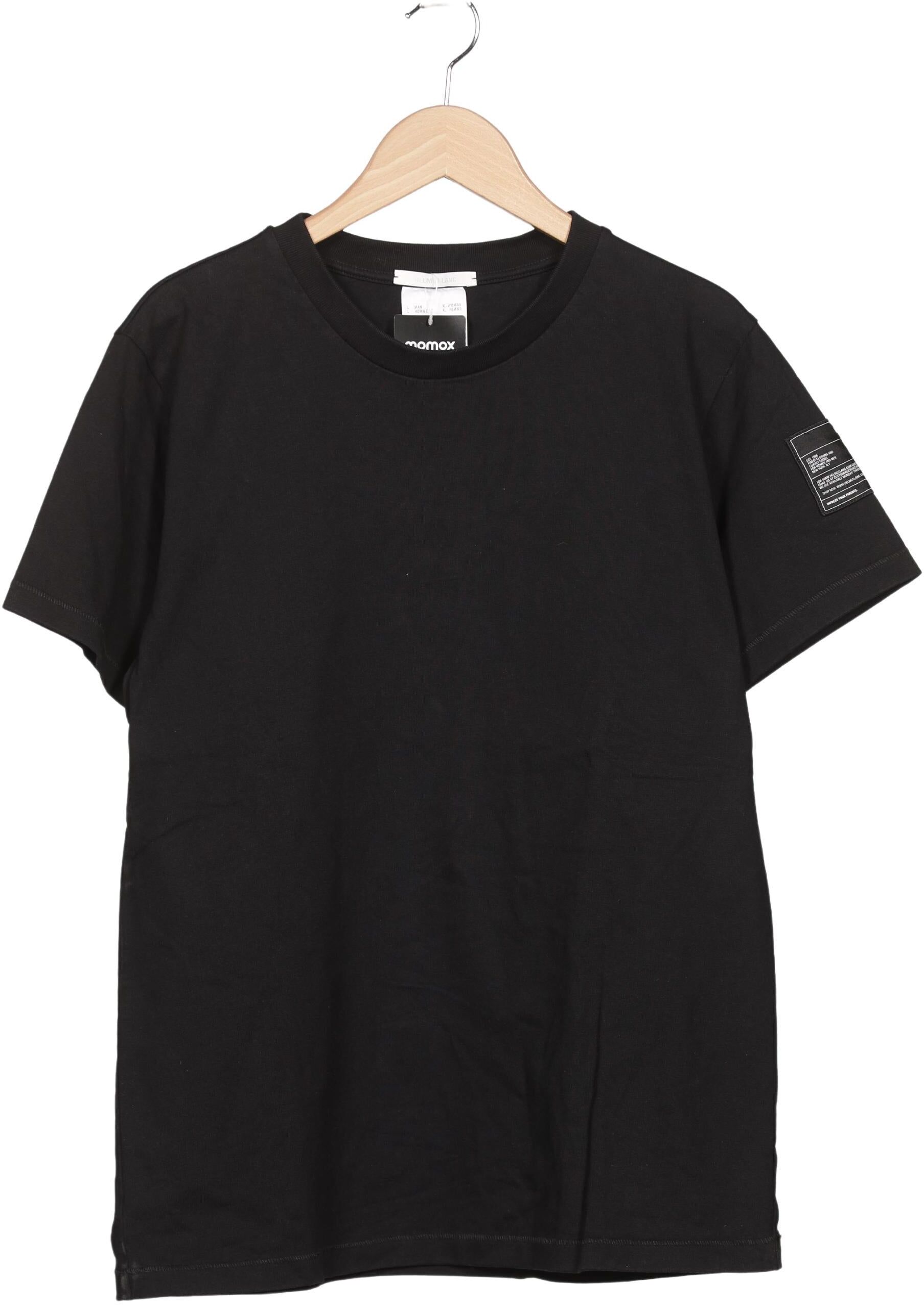 Helmut Lang Herren T-Shirt, Schwarz, Gr. L, Synthetik / Baumwolle - Second Hand