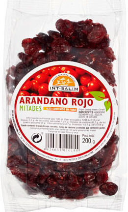 INT-SALIM Red Blueberry Halves 200 Gr. 200 gr
