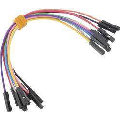 MikroElektronika MIKROE-511 Jumper-Kabel Raspberry Pi®, Banana Pi, Arduino [10x Drahtbrücken-Buchse - 10x Drahtbrücken-Buchse] 15.00 cm Bunt