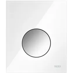 Tece loop Urinal-Betätigungsplatte m. Kart. Gl. weiß glzd. Taste Chr. glzd., 9242660 9242660