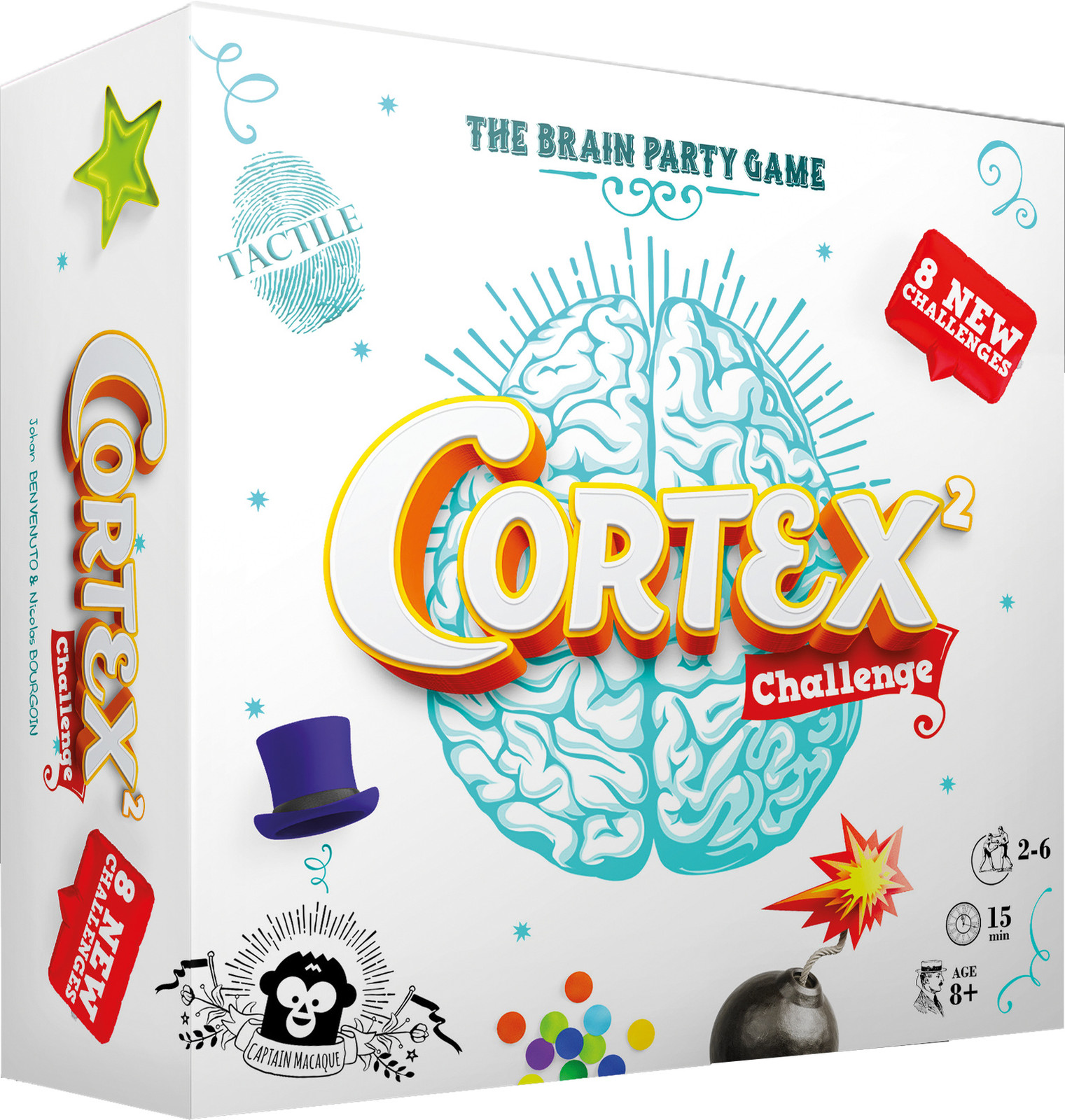 Asmodee Cortex² Uitdaging wit voor jongens en meisjes