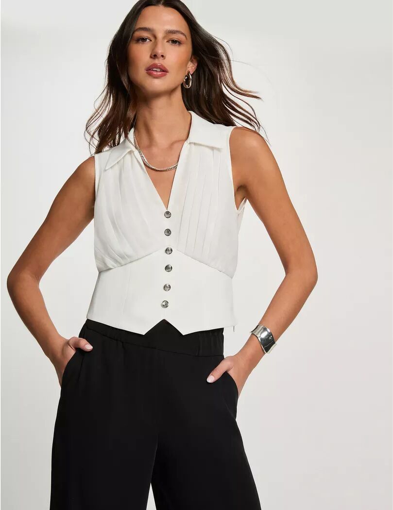 Morgan - Top, für Damen, Leinen, Größe 34