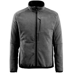 Fleecejacke "HANNOVER" Unique - XL - dunkelanthrazit/schwarz