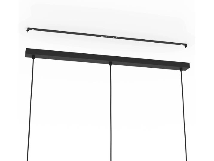 Lampe à suspendre EGLO ''Romazzina''\, 3-flamme\, E27\, acier\, noir\, 110x20x90cm