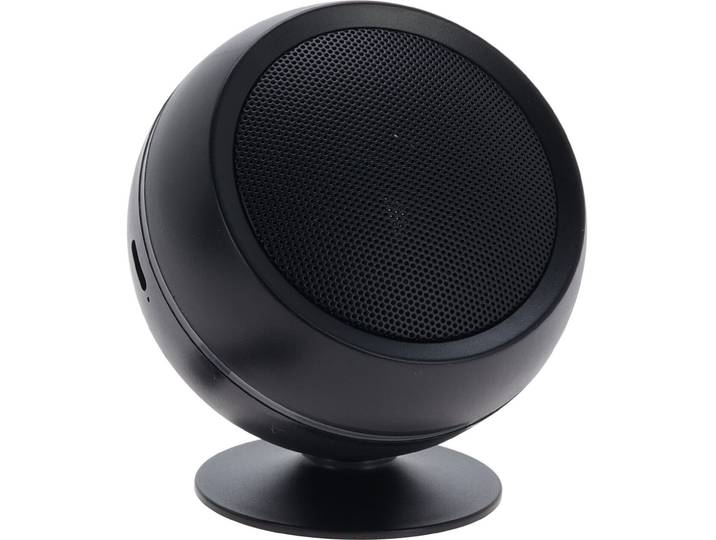 Mini Lautsprecher mit LED-Streifen, Bluetooth 5.0, schwarz