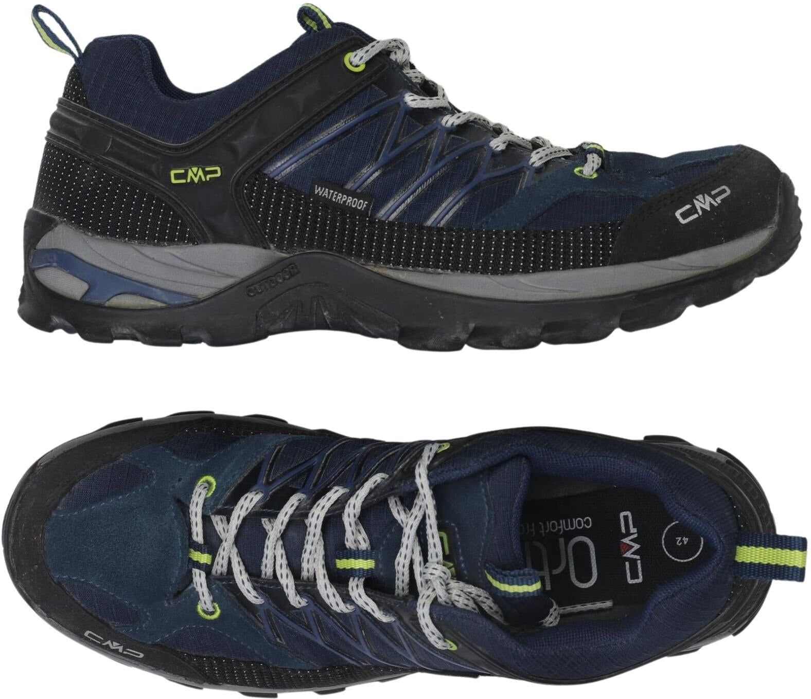CMP Damen Halbschuh, Neon, Gr. EU 42, Leder - Second Hand
