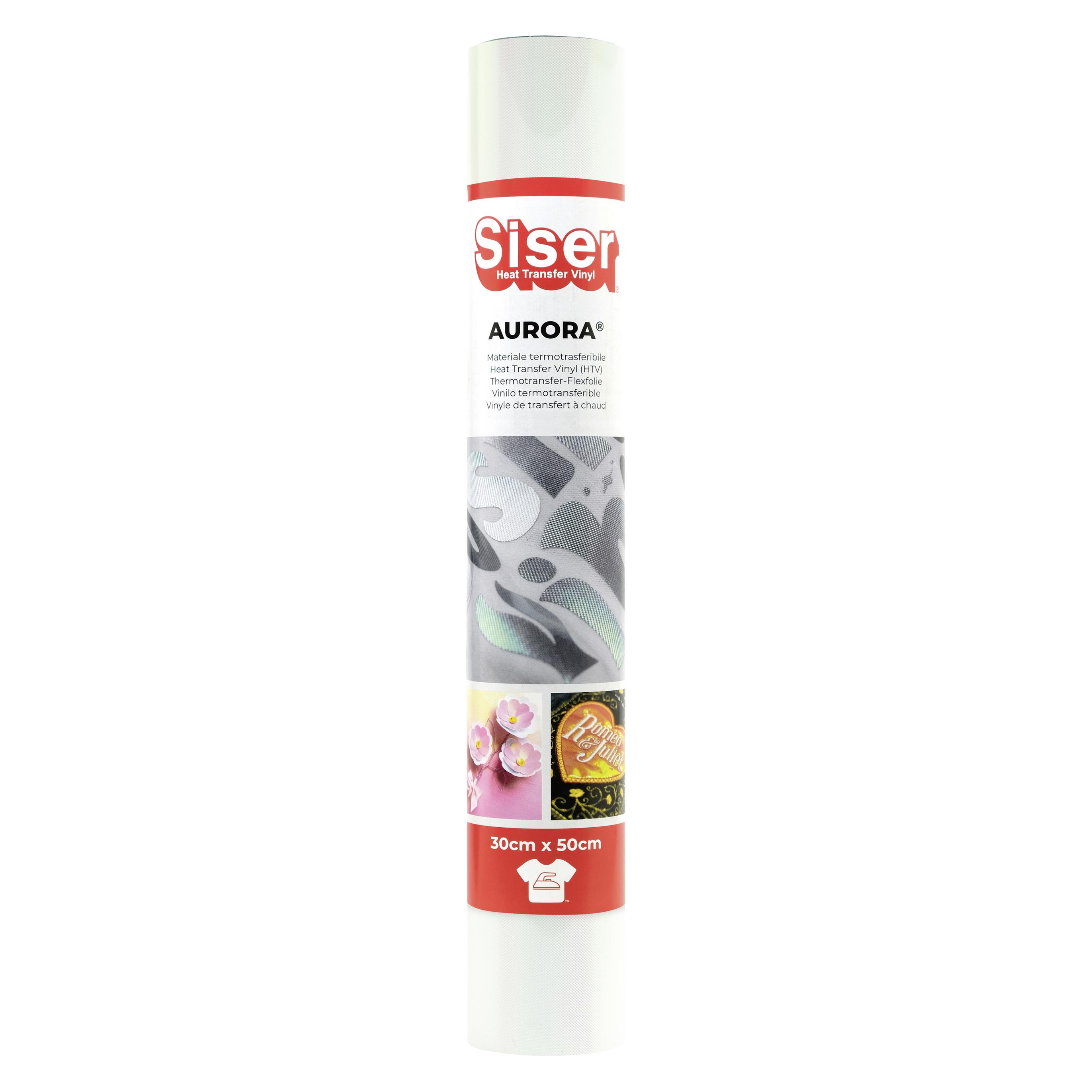 Siser Aurora Flexfolie Folie Schnittbreite 30 cm Weiss (1FAUR--WH-3050)