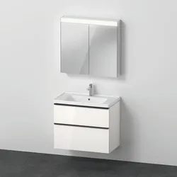 Duravit D-Neo Möbel-Set DE011602222 800mm, Weiß Hochglanz