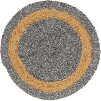 Saro Lifestyle Textured Jute Braided Placemat (Set of 4)