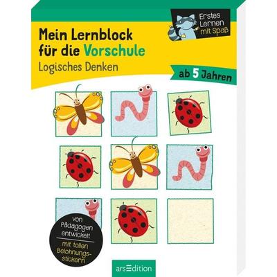 Mein Lernblock für die Vorschule – Logisches Denken, Taschenbuch von Hannah Lang, arsedition, 978-3-8458-4599-9