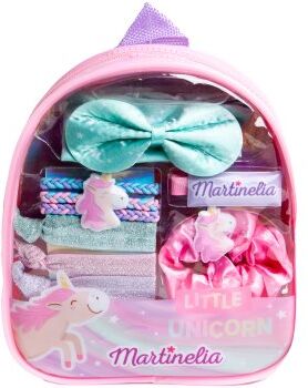 Martinelia Little Unicorn Bag conjunto de acessórios para cabelo para crianças . Little Unicorn Bag