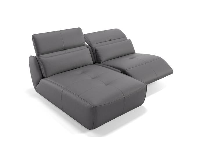 Ecksofa mit Relaxfunktion MODICA Leder Eckcouch