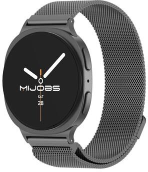 Everyday Crate MIJOBS Samsung Galaxy Watch8 Classic Milanese Magnetic Watch Band Stainless Steel Mesh Strap black