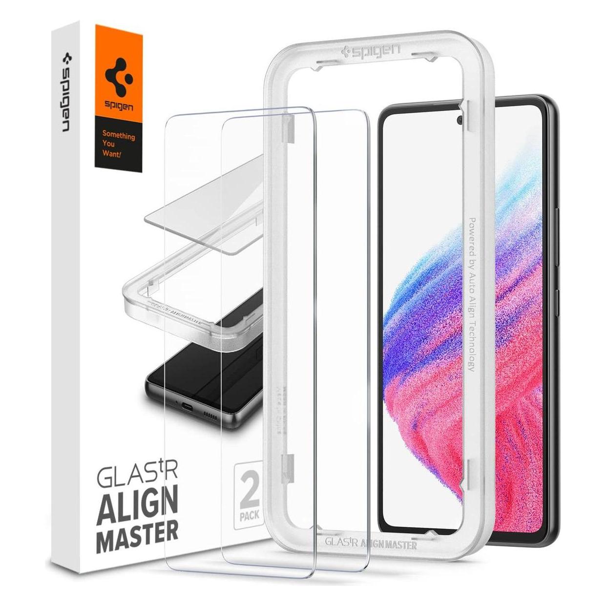 Spigen AlignMaster (2er-Pack (2 Stk., Samsung Galaxy A53 5G) (AGL04306)
