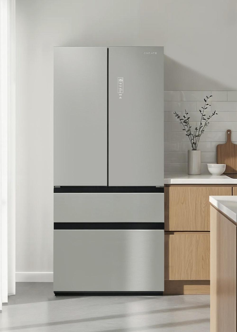 CREATE - FRIDGE STUDIO FRENCH DOOR PRO 509 - Flügeltürkühlschrank 509L No Frost mit Space Pro und Care+