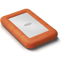 LaCie Rugged Mini (4 TB), Externe Festplatte, Silber, Orange