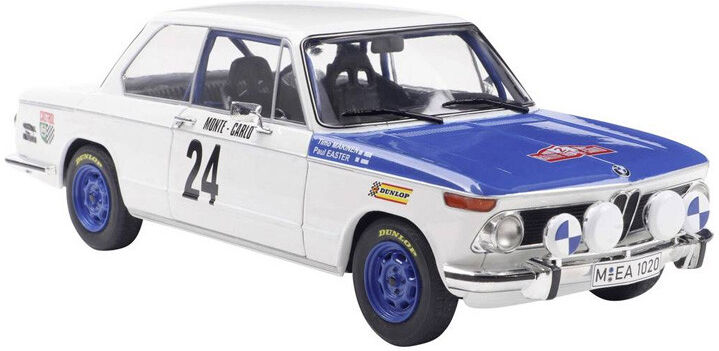 Miniature 1:18 BMW 2002 TII blanc 24 T.Makinen/P.Easter Rallye Monte-Carlo 1969 - Solido