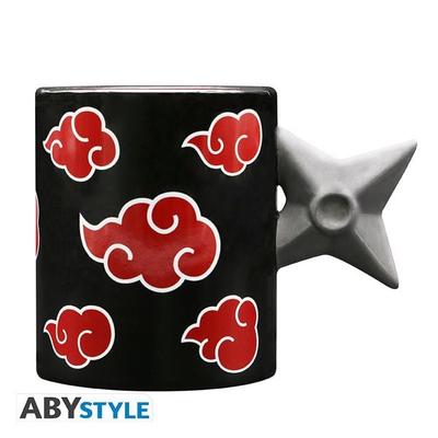 NARUTO SHIPPUDEN - Mug 3D handle - Shuriken Akatsuki
