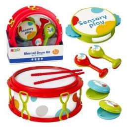 Lean Toys Trommel, Rasseln, Tamburin, Kastagnetten (69970334)