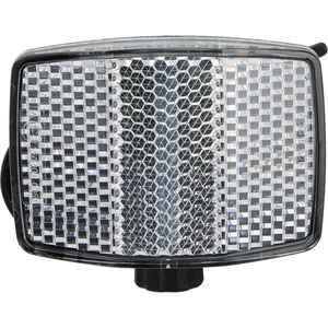 Fischer-MTS Fahrrad-Reflektor 85404, Frontstrahler, weiß, vorne, für Lenker, StVZO-zugelassen