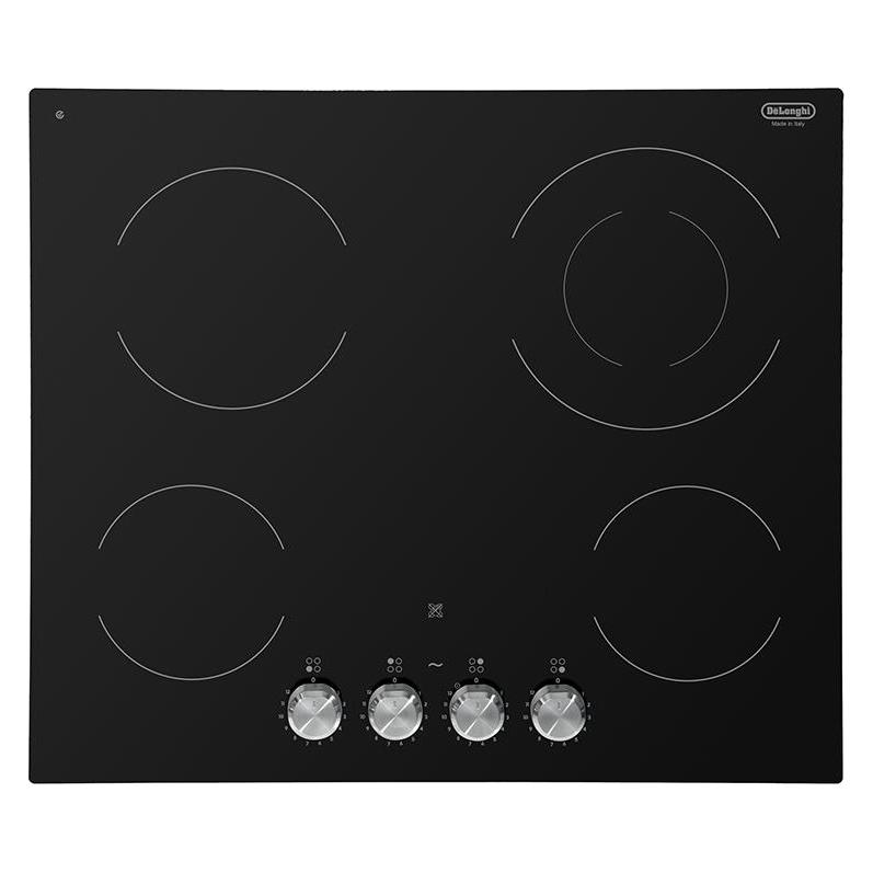 De'Longhi De?Longhi PVC 61 FK Schwarz Einbaukochfeld 60 cm Versiegelte Platte 4 Herd(e) (60 cm, Glaskeramik Kochfeld) (PVC 61 FK)